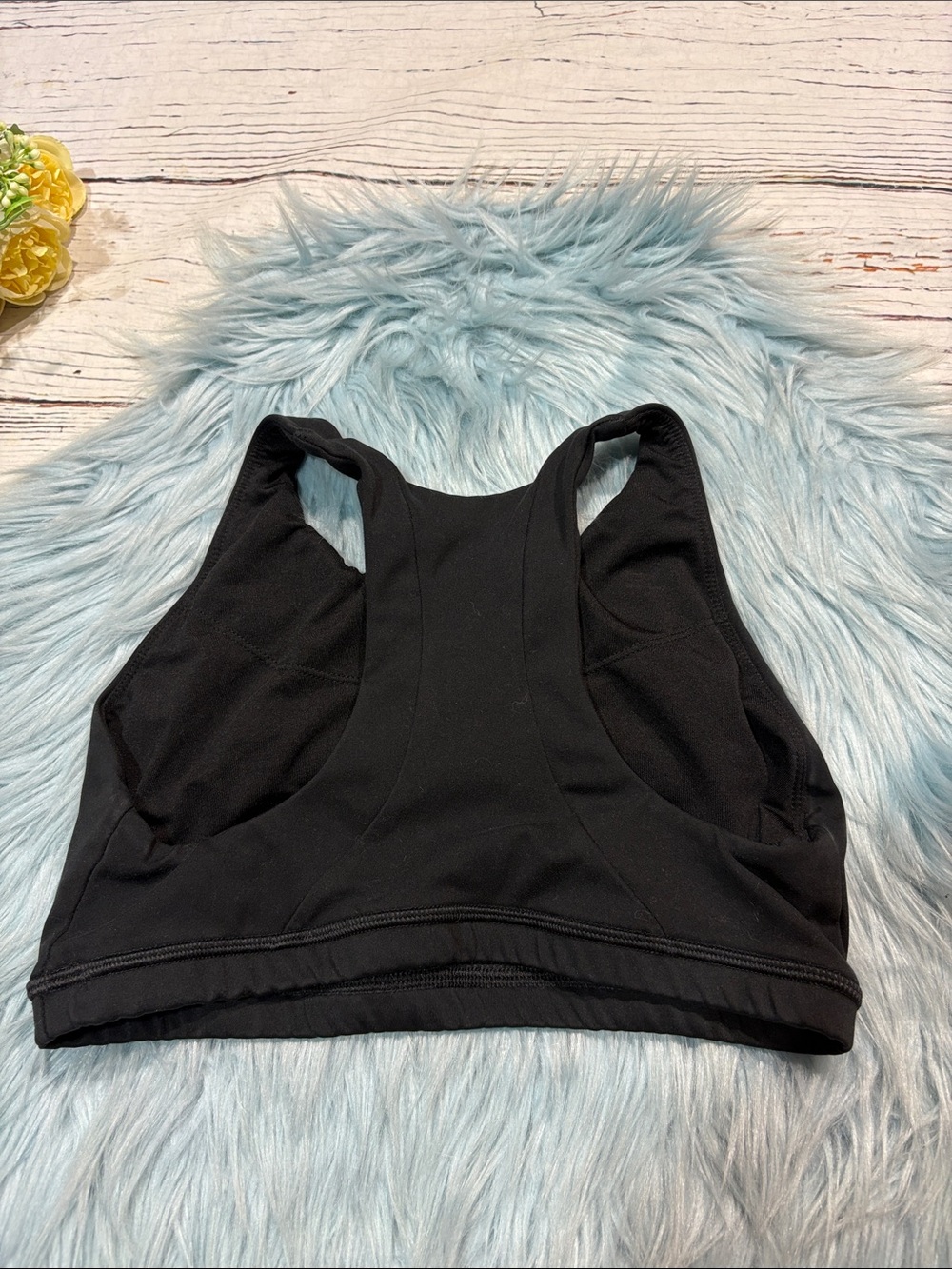 Fleo Jourdaine Black High Neck Lifting Crossfit Sports Bra - Picture 5 of 6